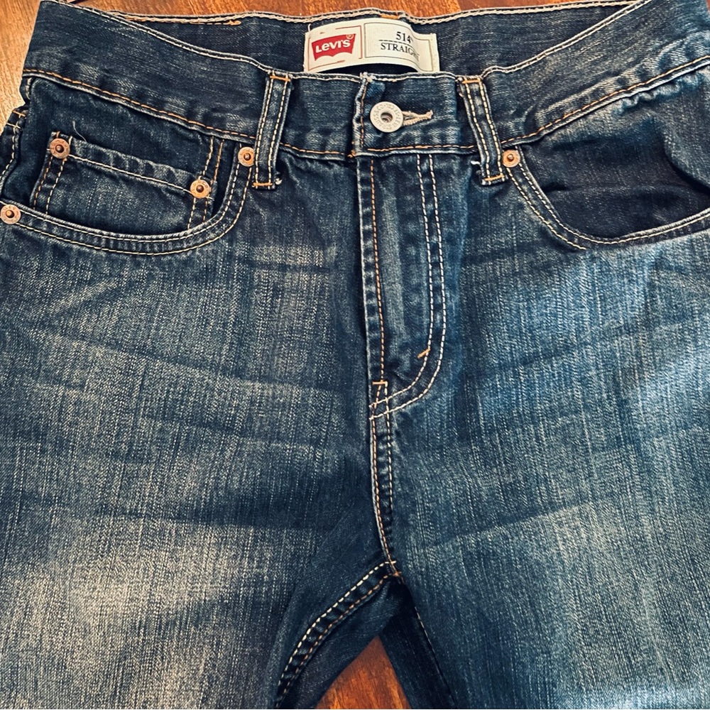 Boys 16 Reg Levi’s 514 Straight Jeans 28X28